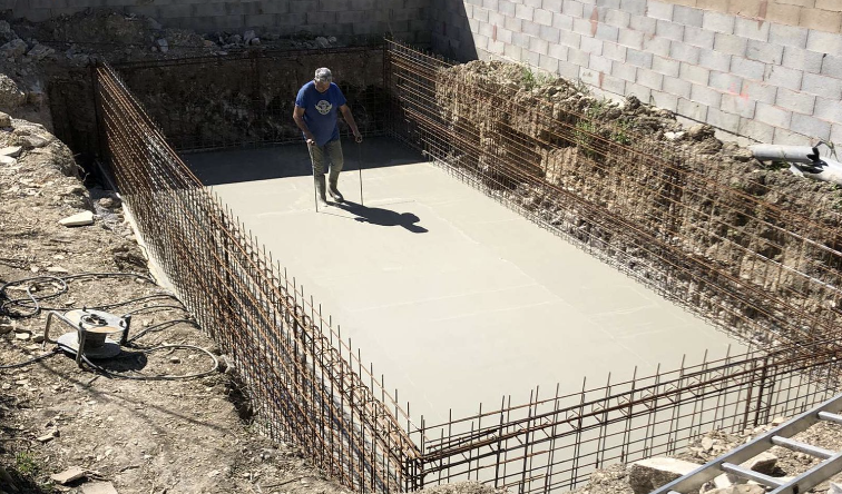 Piscine en dur feraillage Feraillage d'une piscine en dur